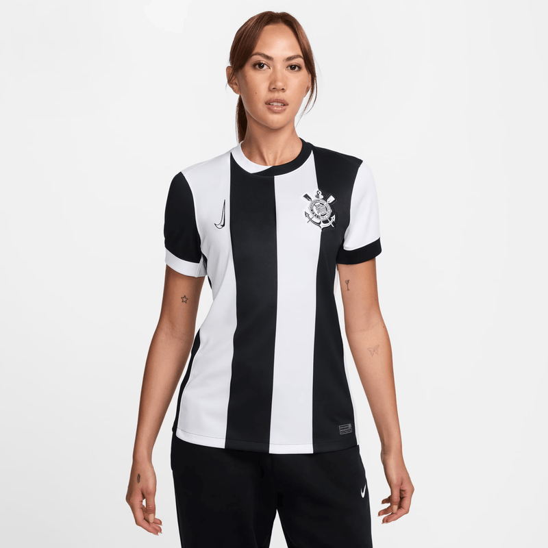 Camisa Feminina do Corinthians TORCEDOR  III 2024/25 + PERSONALIZAÇÃO GRÁTIS