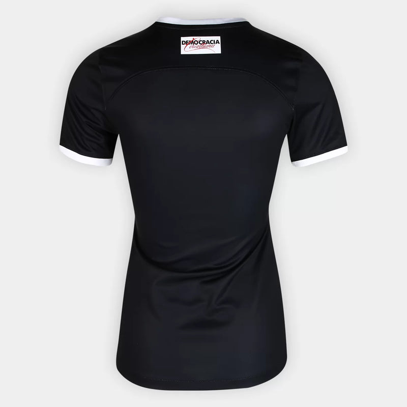 Camisa Feminina do Corinthians TORCEDOR  II 2023/24 + PERSONALIZAÇÃO GRÁTIS