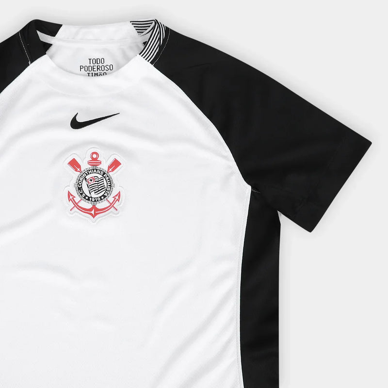 Camisa Feminina do Corinthians TORCEDOR I 2025/26 + PERSONALIZAÇÃO GRÁTIS